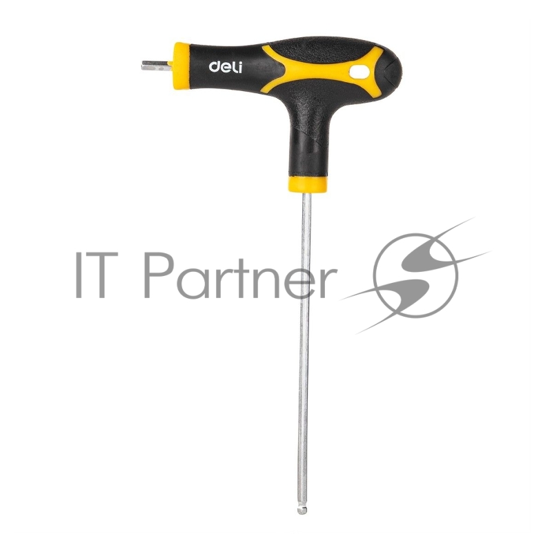 Набор шестигранных ключей с шаром Deli DL233208 8 шт. Материал: CR-V. Спецификация: 2x75 мм/2,5x75 мм/3x100 мм/4x100 мм/5x150 мм/6x150 мм/8x200 мм/10x200 мм Удобная рукоять.