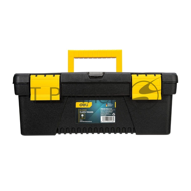 Ящик для инструментов Deli DL432413 330 х 160 х 125 мм Размер: 13 дюймов. Материал: полипропилен.