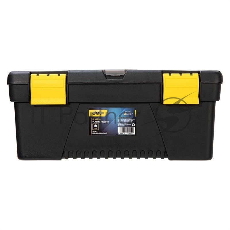 Ящик для инструментов Deli DL432414 355 х 180 х 150 мм Размер: 14 дюймов. Материал: полипропилен.