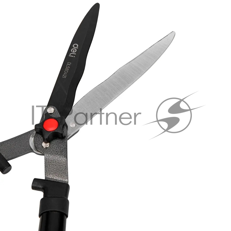 Садовые ножницы Deli DL580421 Размер 26,5. Сталь 55С. Термообработанная поверхность. Комбинированная ручка с полипропиленновым и термопластичным покрытием.