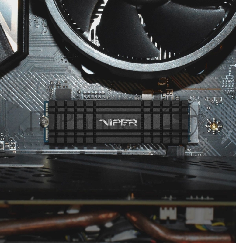 Накопитель SSD M.2 Viper 512Gb VPN110 Series <VPN110-512GM28H> (PCI-E 3.0 x4, up to 3100/2300MBs, 3D NAND, DRAM, TBW 400Tb, 22х80mm, heatsink)