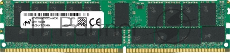 Модуль памяти Micron DDR4 32Gb 3200MHz Crucial MTA36ASF4G72PZ-3G2R1 RTL PC4-25600 CL19 RDIMM ECC 288-pin 1.2В dual rank