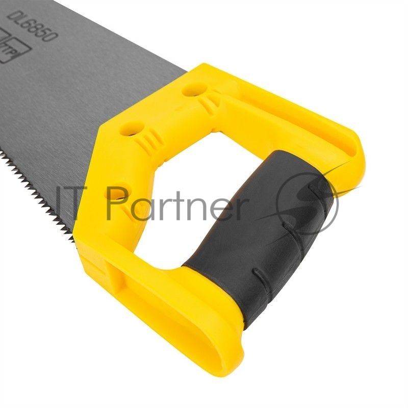 Ножовка по дереву Deli DL6850 500мм Материал: 65Mn. Термообработанная поверхность. Зубья пилы: 7 TPI. Шлифовка зубов с 2-х сторон. Литая ручка из двухкомпонентного противоударного пластика.