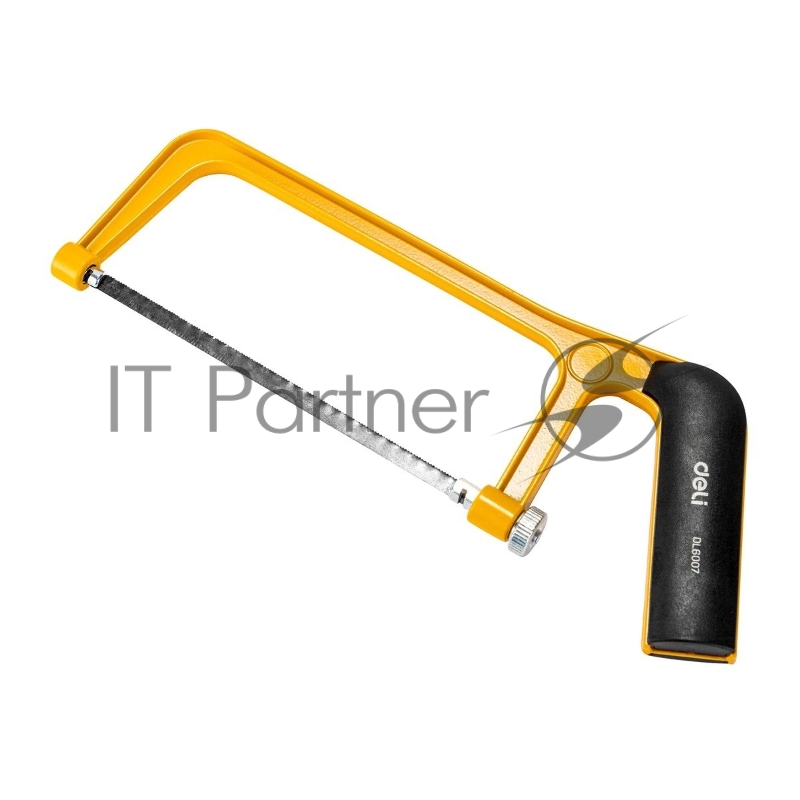 Ножовка по металлу Deli DL6007 150мм Рама из алюминиевого сплава. Сталь 65 Mn.