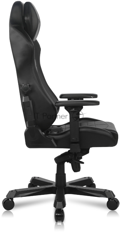 Компьютерное кресло DXRacer Master Iron Max up to 140kg, multiblock, 4D armrest, leatherette, recline 170, 3 wheels, black