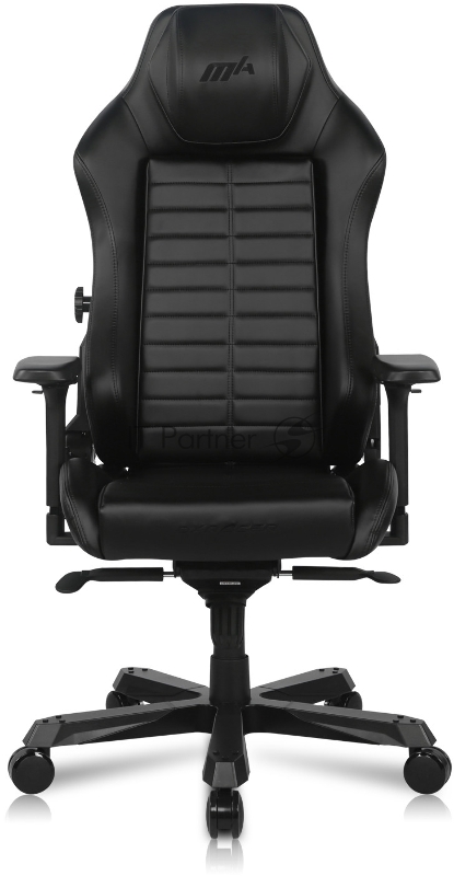 Компьютерное кресло DXRacer Master Iron Max up to 140kg, multiblock, 4D armrest, leatherette, recline 170, 3 wheels, black