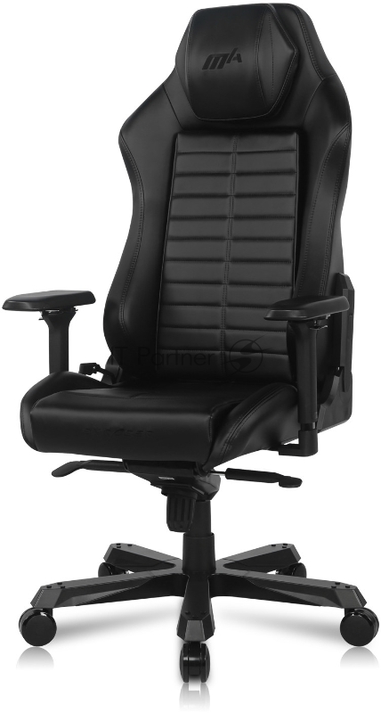 Компьютерное кресло DXRacer Master Iron Max up to 140kg, multiblock, 4D armrest, leatherette, recline 170, 3 wheels, black