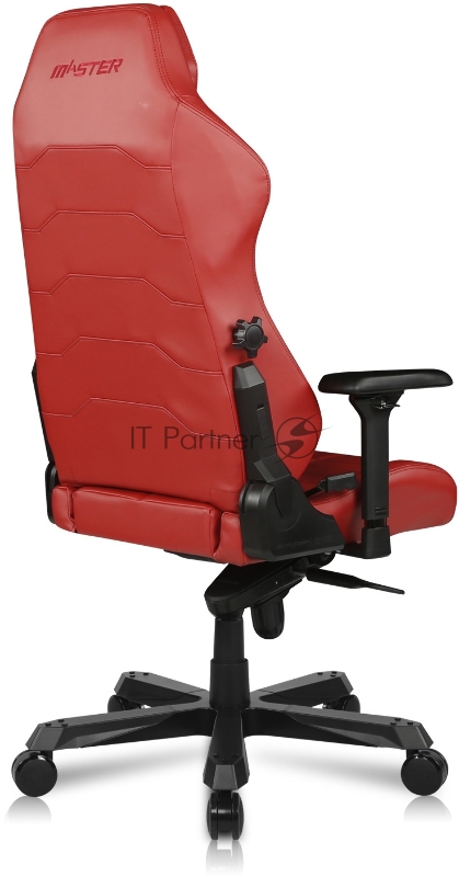 Компьютерное кресло DXRacer Master Iron Max up to 140kg, multiblock, 4D armrest, leatherette, recline 170, 3 wheels, red