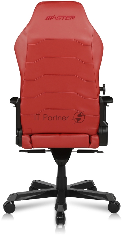 Компьютерное кресло DXRacer Master Iron Max up to 140kg, multiblock, 4D armrest, leatherette, recline 170, 3 wheels, red