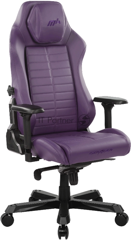 Компьютерное кресло DXRacer Master Iron Max up to 140kg, multiblock, 4D armrest, leatherette, recline 170, 3 wheels, violet
