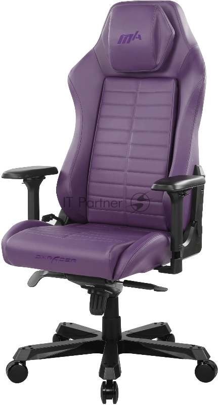Компьютерное кресло DXRacer Master Iron Max up to 140kg, multiblock, 4D armrest, leatherette, recline 170, 3 wheels, violet