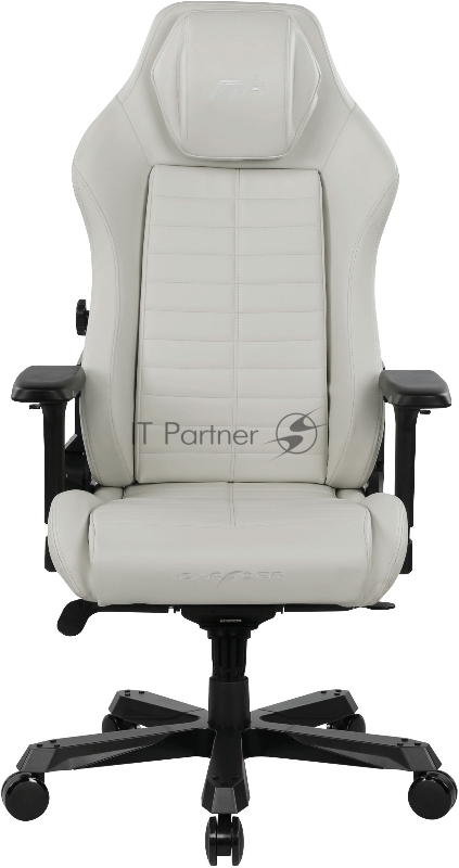 Компьютерное кресло DXRacer Master Iron Max up to 140kg, multiblock, 4D armrest, leatherette, recline 170, 3 wheels, white