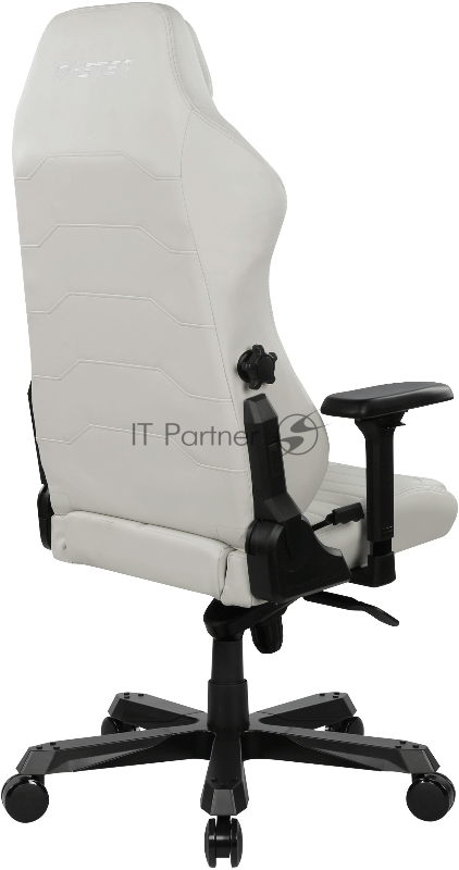 Компьютерное кресло DXRacer Master Iron Max up to 140kg, multiblock, 4D armrest, leatherette, recline 170, 3 wheels, white