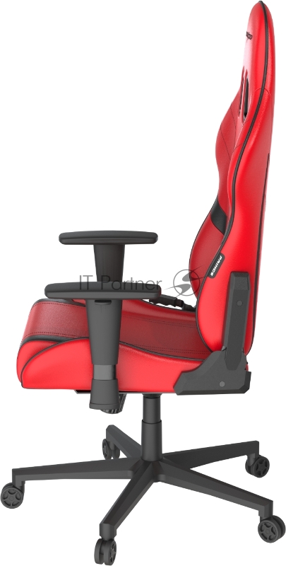Компьютерное кресло DXRacer Peak Prince up to 100kg/180cm, top gun, 3D armrest, leatherette, recline 135, 2 wheels, red black