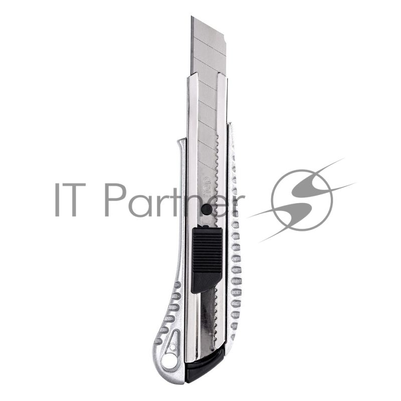 Универсальный нож Deli DL4255 18мм Лезвие SK2. Алюминиевый корпус. Общая длина: 155 мм.