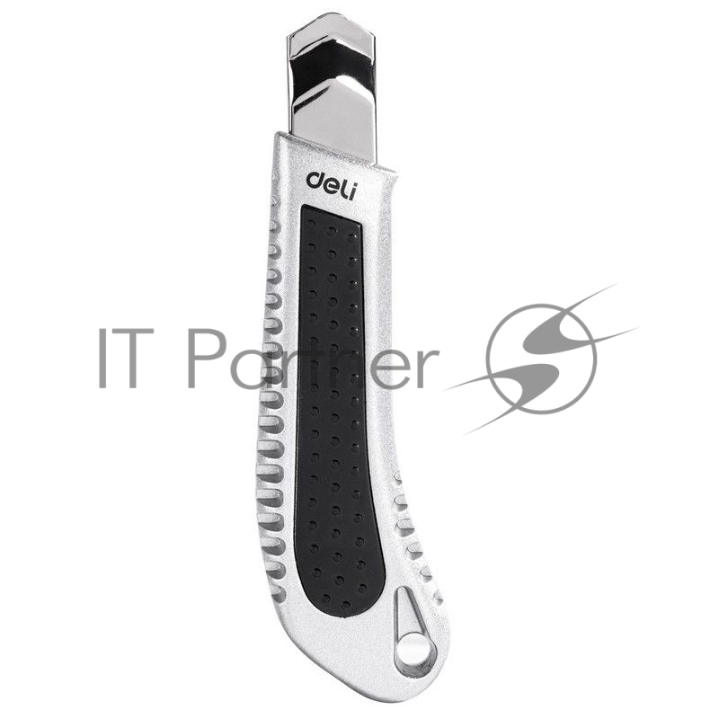 Универсальный нож Deli DL4255 18мм Лезвие SK2. Алюминиевый корпус. Общая длина: 155 мм.