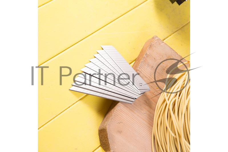 Сменные лезвия для ножа Deli DL-DP 18мм*10шт Сталь 75#. 2-ступенчатое лезвие.