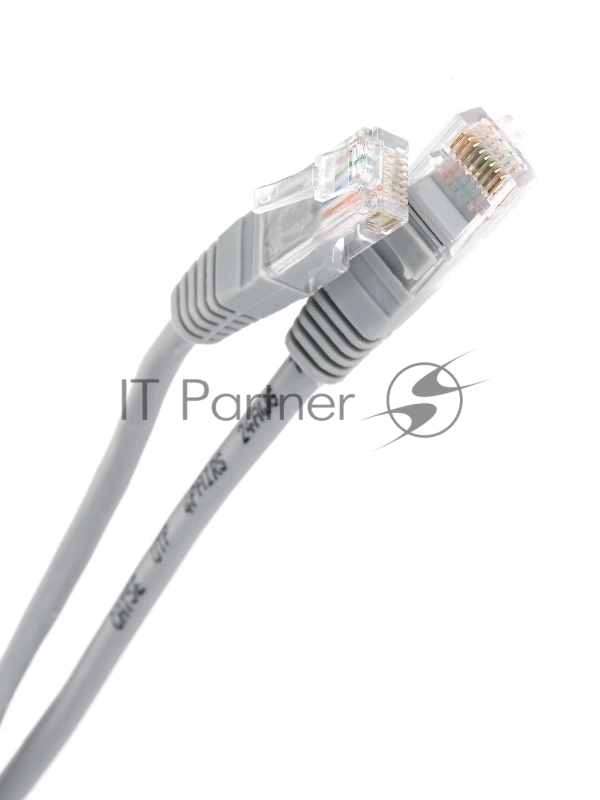Патчкорд 20м Telecom UTP кат.5е RJ45, литой, серый, NA102--20M
