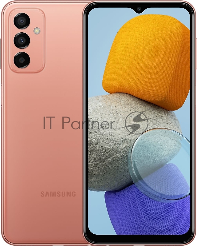 Смартфон Samsung SM-M236 Galaxy M23 128Gb 6Gb розовый моноблок 3G 4G 6.6 1080x2400 Android 11 50Mpix 802.11 a/b/g/n/ac NFC GPS GSM900/1800 GSM1900 TouchSc
