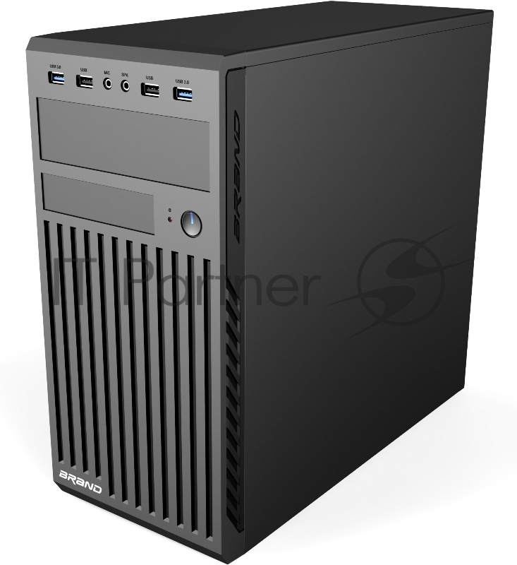 Корпус Accord ACC-B202N черный без БП mATX 2xUSB2.0 2xUSB3.0 audio