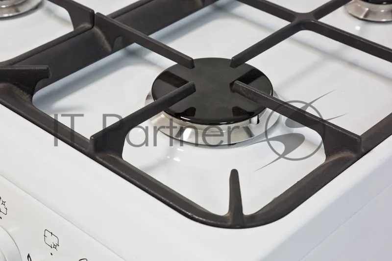 Комбинированная плита De Luxe 506040.01гэ(кр) белый