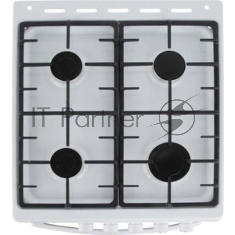 Комбинированная плита De Luxe 506040.01гэ(кр) белый