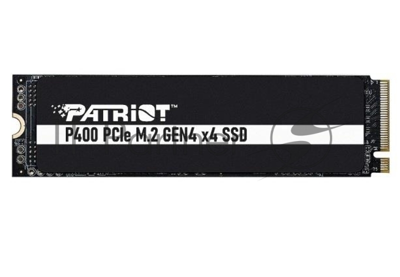 Накопитель SSD M.2 Patriot 1.0Tb P400 <P400P1TBM28H> (PCI-E 4.0 x4, up to 5000/4800MBs, 620000 IOPs, TBW 800Tb, 22х80mm, graphene heatsink)