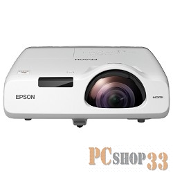 Проектор EB-520 XGA (1024х768), 2700 lm, 16 000:1, Wi-Fi (опционально) Quick Corner A/V Mute USB Display 3 в 1 Просмотр изображений с USB флеш-накопителейВход для микрофона Функция копирования настроек и обновления прошивки через USB