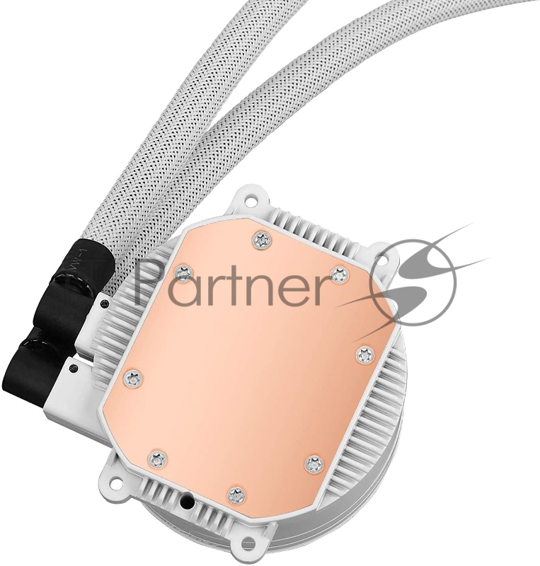 Система водяного охлаждения Aerocool Mirage L240 White Soc-AM4/1151/1200/2066/1700 4-pin 20-27dB Al+Cu 400W 1200gr LED Ret