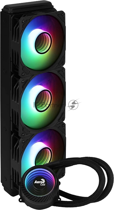 Система водяного охлаждения Aerocool Mirage L360 Soc-AM4/1151/1200/2066/1700 4-pin 20-27dB Al+Cu 550W 1350gr LED Ret