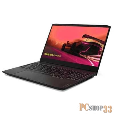 Ноутбук Lenovo IP Gaming 3 15ACH6 Ryzen 5 5600H 16Gb SSD512Gb NVIDIA GeForce RTX 3050 Ti 4Gb 15.6 IPS FHD (1920x1080) noOS black WiFi BT Cam
