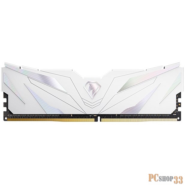 Модуль памяти DDR 4 DIMM 16Gb PC21300, 2666Mhz, Netac Shadow II NTSWD4P26SP-16W C19 White, с радиатором