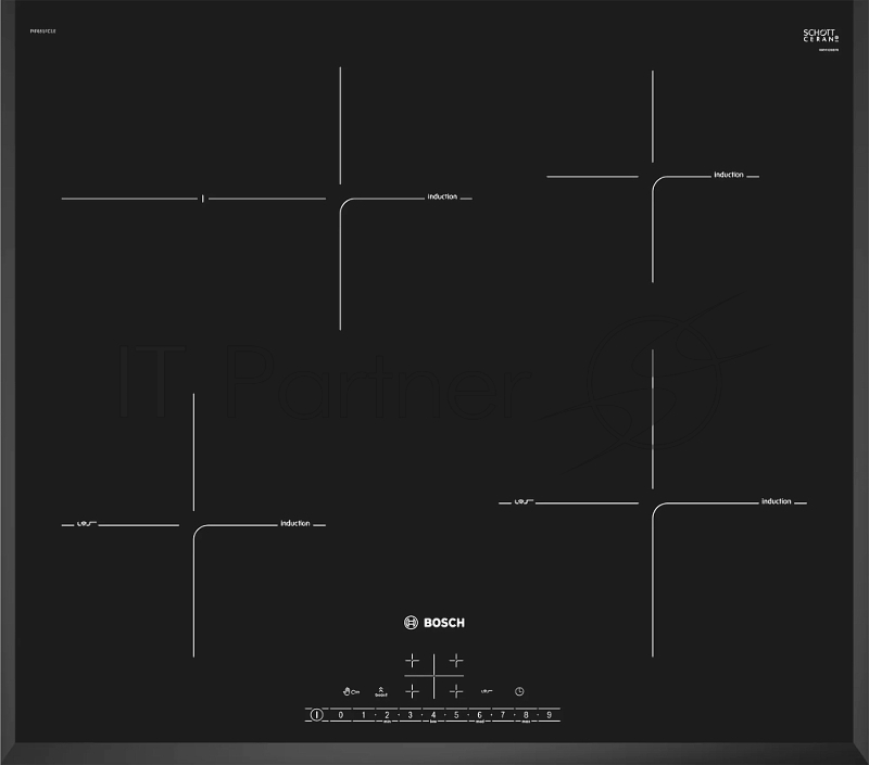 Варочная поверхность Bosch PIF651FC1E черный