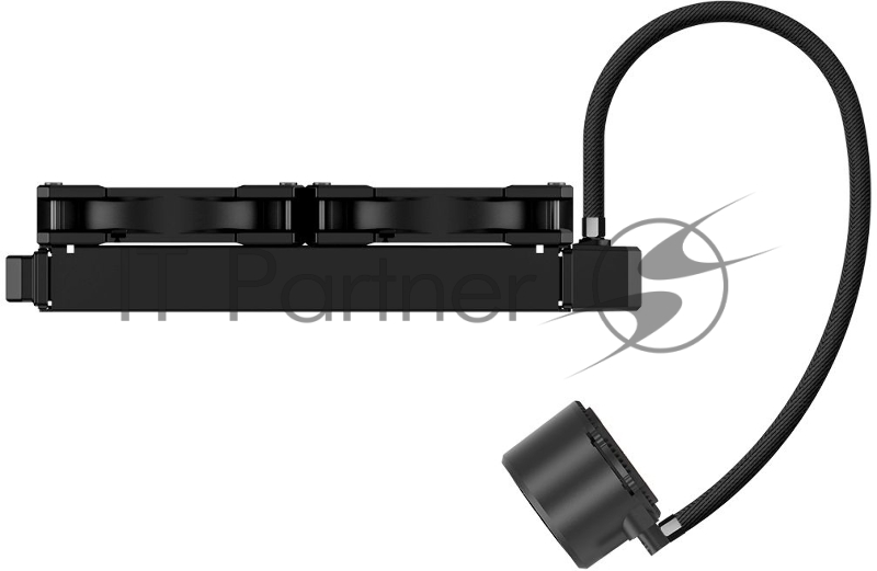 Комплект водяного охлаждения ID-COOLING FROSTFLOW X 240 LITE LGA20XX/1700/1200/115X/AM5/AM4 (6шт/кор,TDP 250W, Черный, Помпа с White LED подств., PWM, DUAL FAN 120mm) RET