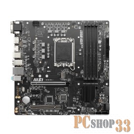 Материнская плата MSI PRO B660M-P WIFI DDR4 (LGA1700, B660, 4xDDR4, mATX,VGA+HDMI+DP)