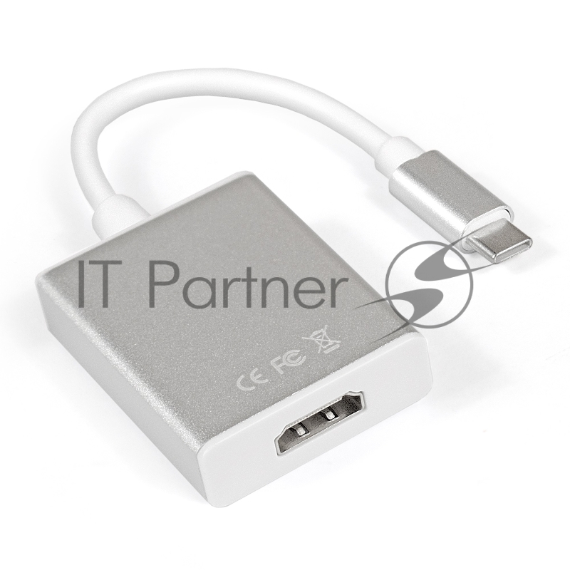 Кабель-адаптер Exegate EX284937RUS Type C-HDMI ExeGate EX-CM-HDMIF-0.15 (USB Type C/19F, 0,15м)