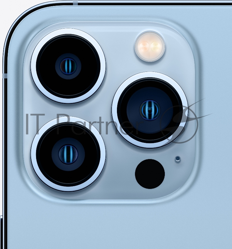 Смартфон Apple A2641 iPhone 13 Pro Max 128Gb 6Gb небесно-голубой моноблок 3G 4G 2Sim 6.7 1284x2778 iPhone iOS 15 12Mpix 802.11 a/b/g/n/ac/ax NFC GPS GSM900/1800 GSM1900 TouchSc Ptotect