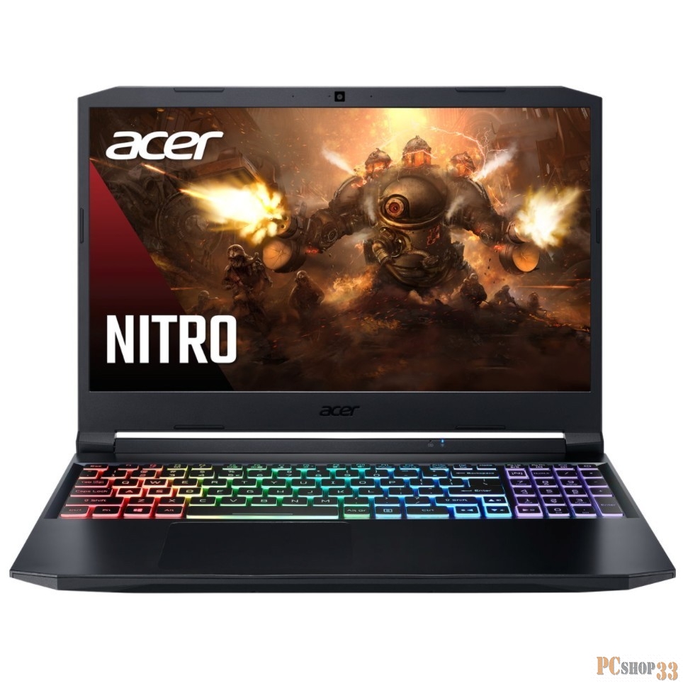 Ноутбук Acer Nitro 5 AN517-41-R9LM Ryzen 7 5800H 16Gb SSD1Tb NVIDIA GeForce RTX 3060 6Gb 17.3 IPS FHD (1920x1080) Windows 11 black WiFi BT Cam