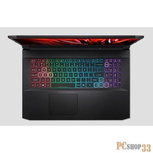 Ноутбук Acer Nitro 5 AN517-41-R9LM Ryzen 7 5800H 16Gb SSD1Tb NVIDIA GeForce RTX 3060 6Gb 17.3 IPS FHD (1920x1080) Windows 11 black WiFi BT Cam