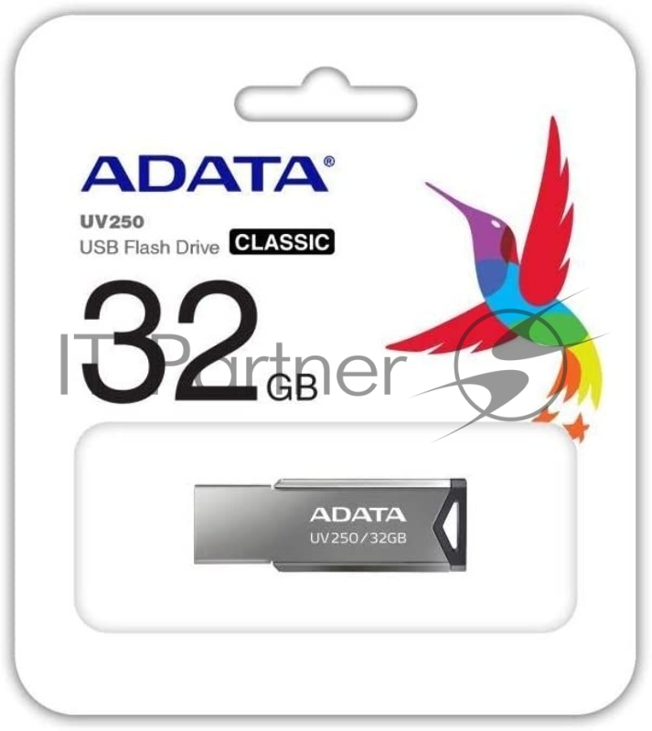 Флеш Диск A-Data 32Gb UV250 AUV250-32G-RBK USB2.0 черный