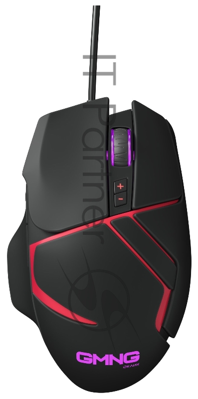 Мышь Оклик GMNG 705GM черный оптическая (12000dpi) USB для ноутбука (8but)