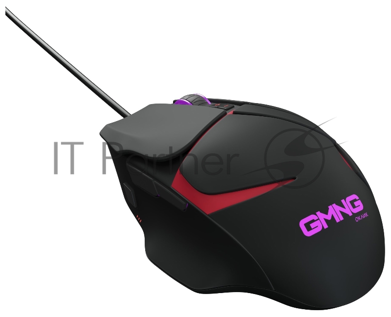 Мышь Оклик GMNG 705GM черный оптическая (12000dpi) USB для ноутбука (8but)