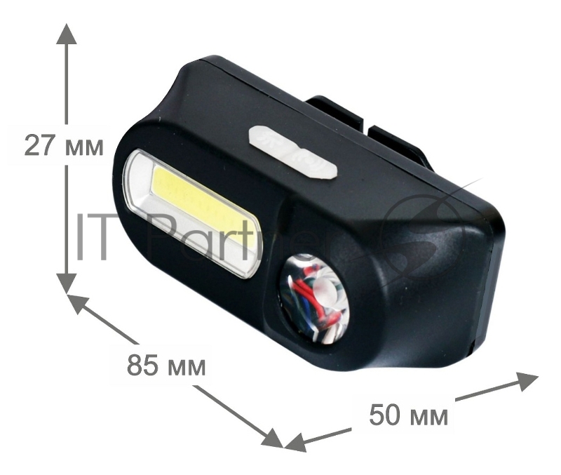 Фонарь велосипедный Ultraflash LED53763 черный 4Вт лам.:светодиод. встроенный аккумулятор (14504)