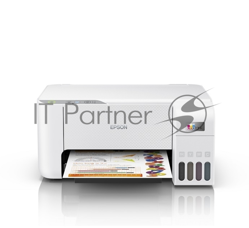 МФУ струйный Epson EcoTank L3216 (A4, принтер/сканер/копир, 5760x1440dpi, 33чб/15цв. ppm, СНПЧ, USB) (C11CJ68511)