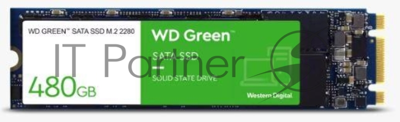 Твердотельный накопитель SSD M.2 2280 480GB GREEN WDS480G3G0B WDC
