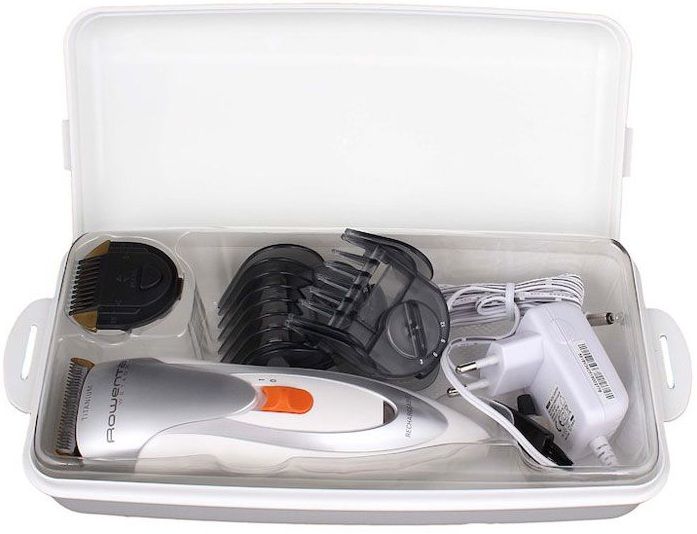 Машинка для стрижки волос Rowenta TN 5041D0 серебристый/белый