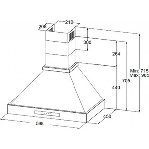 Вытяжка Korting KHC 6809 N