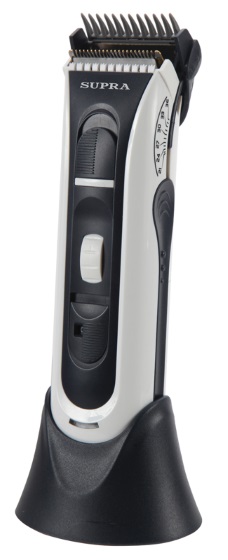 Машинка для стрижки Supra HCS-205 белый (насадок в компл:3шт)