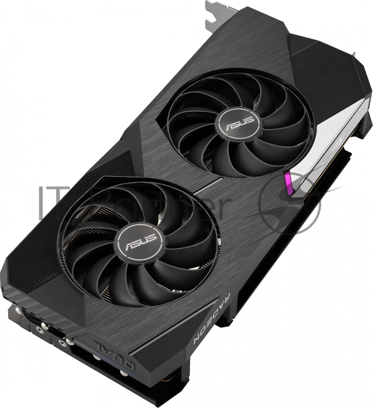 Видеокарта Asus PCI-E 4.0 DUAL-RX6750XT-O12G AMD Radeon RX 6750XT 12288Mb 192 GDDR6 2474/16000 HDMIx1 DPx3 HDCP Ret