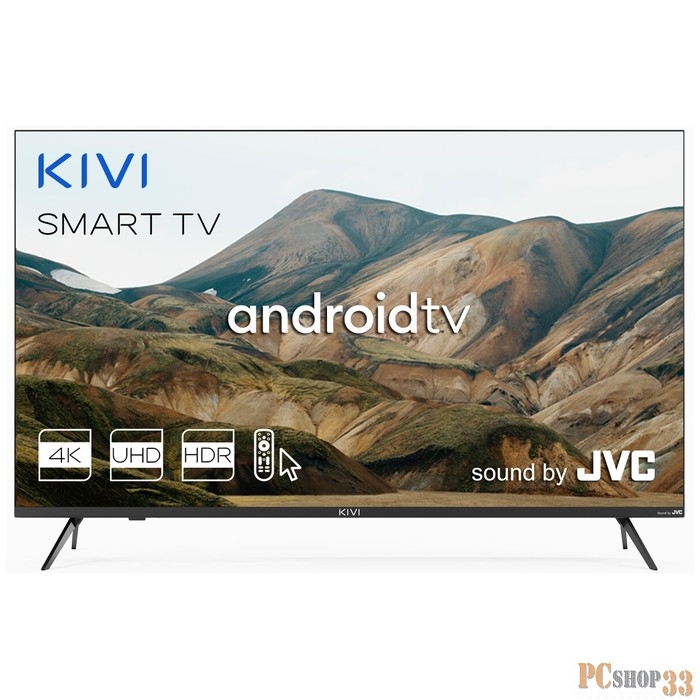 Телевизор LED Kivi 50 50U740LB черный Ultra HD 60Hz DVB-T DVB-T2 DVB-C USB WiFi Smart TV (RUS)